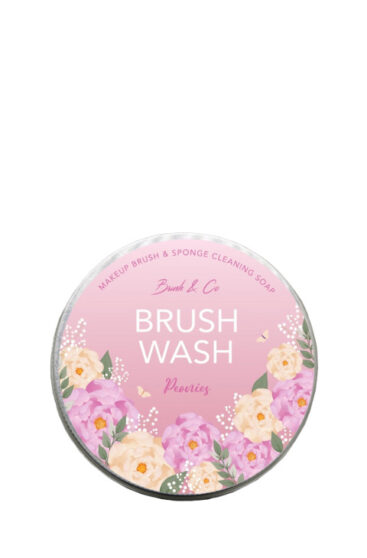 brush wash peonies