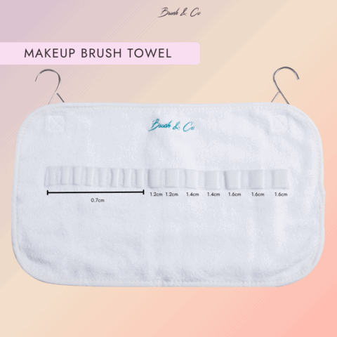 makeup brush towel